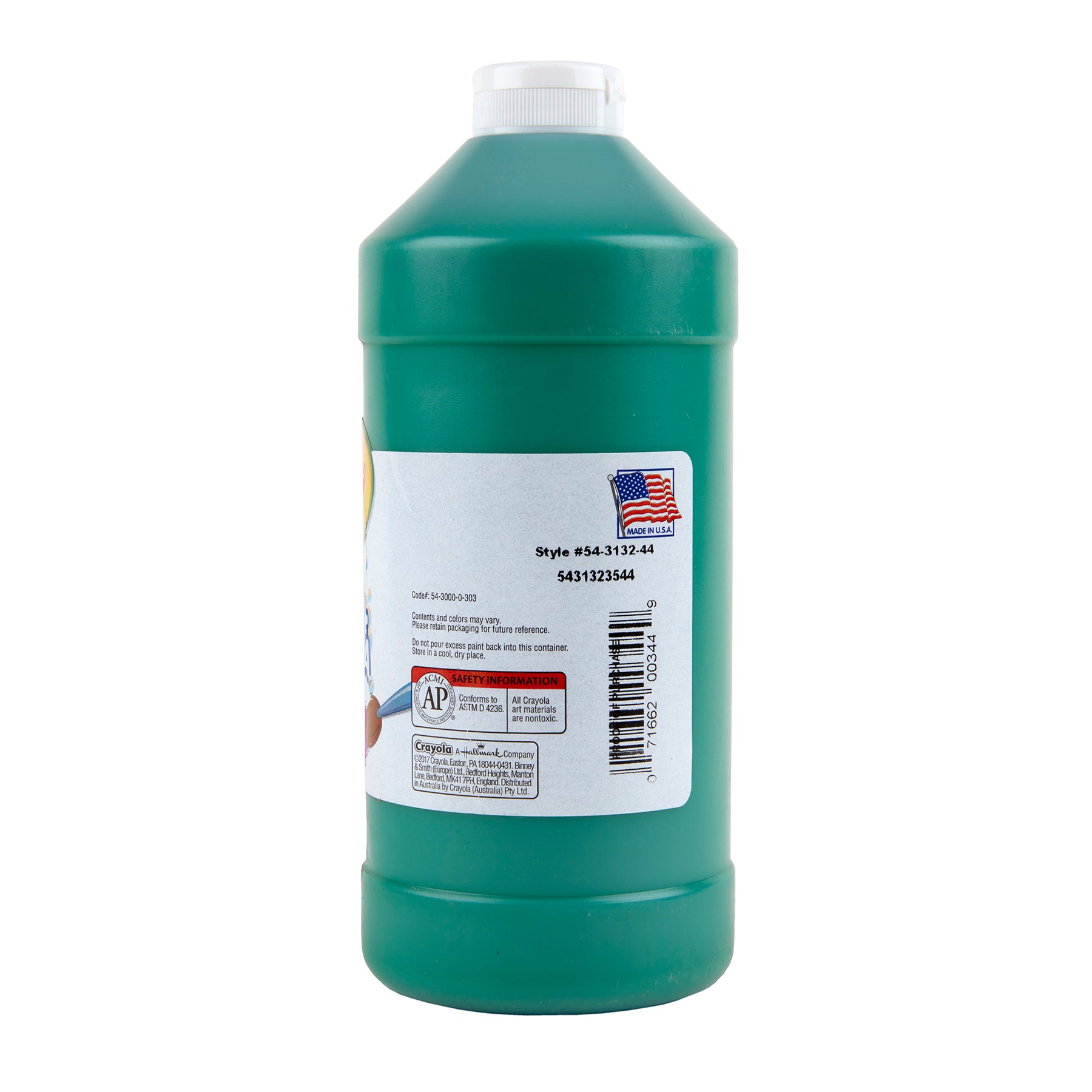 Artista II Washable Tempera Paint, 32 oz, Green