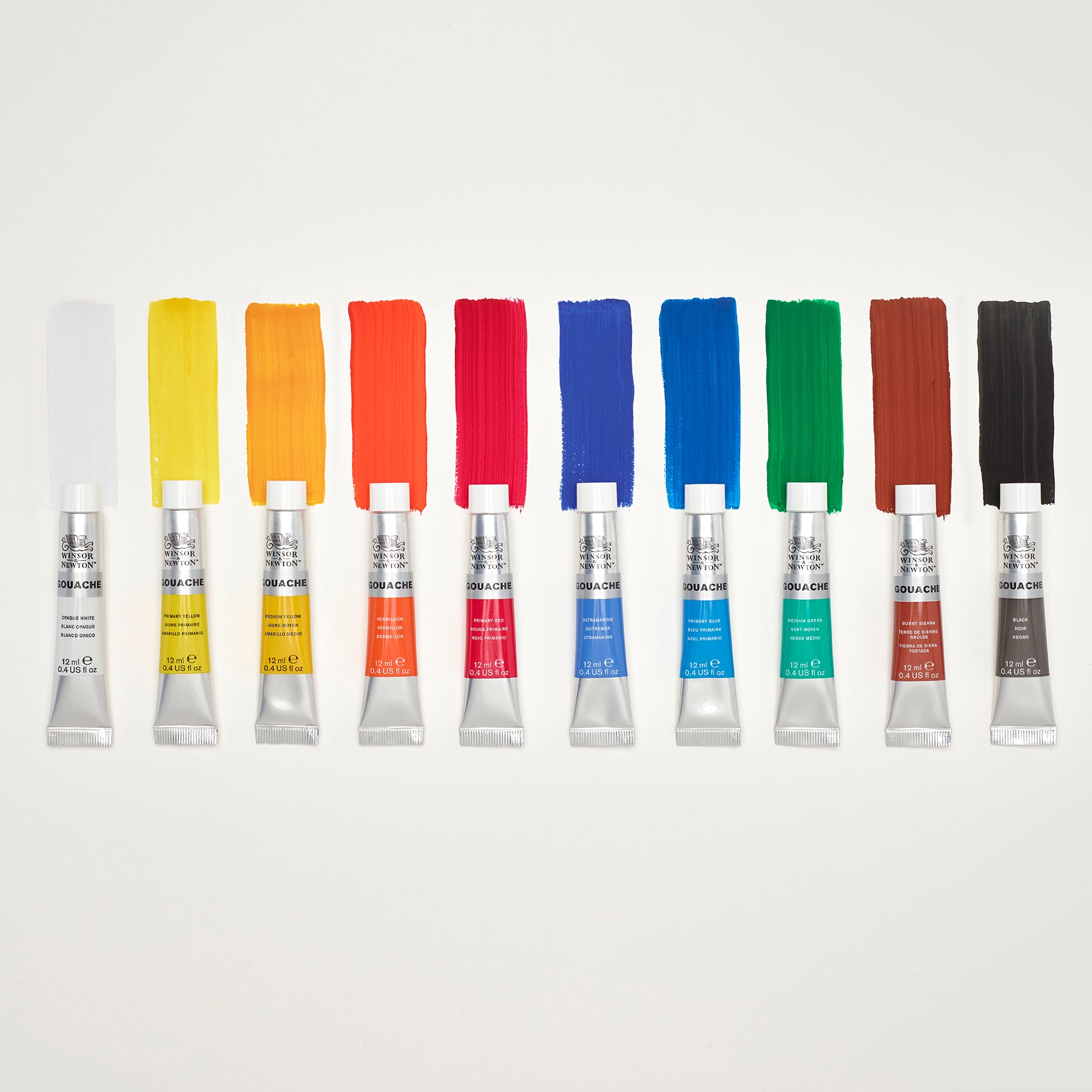 Gouache Colour - 10 x 12ml Set