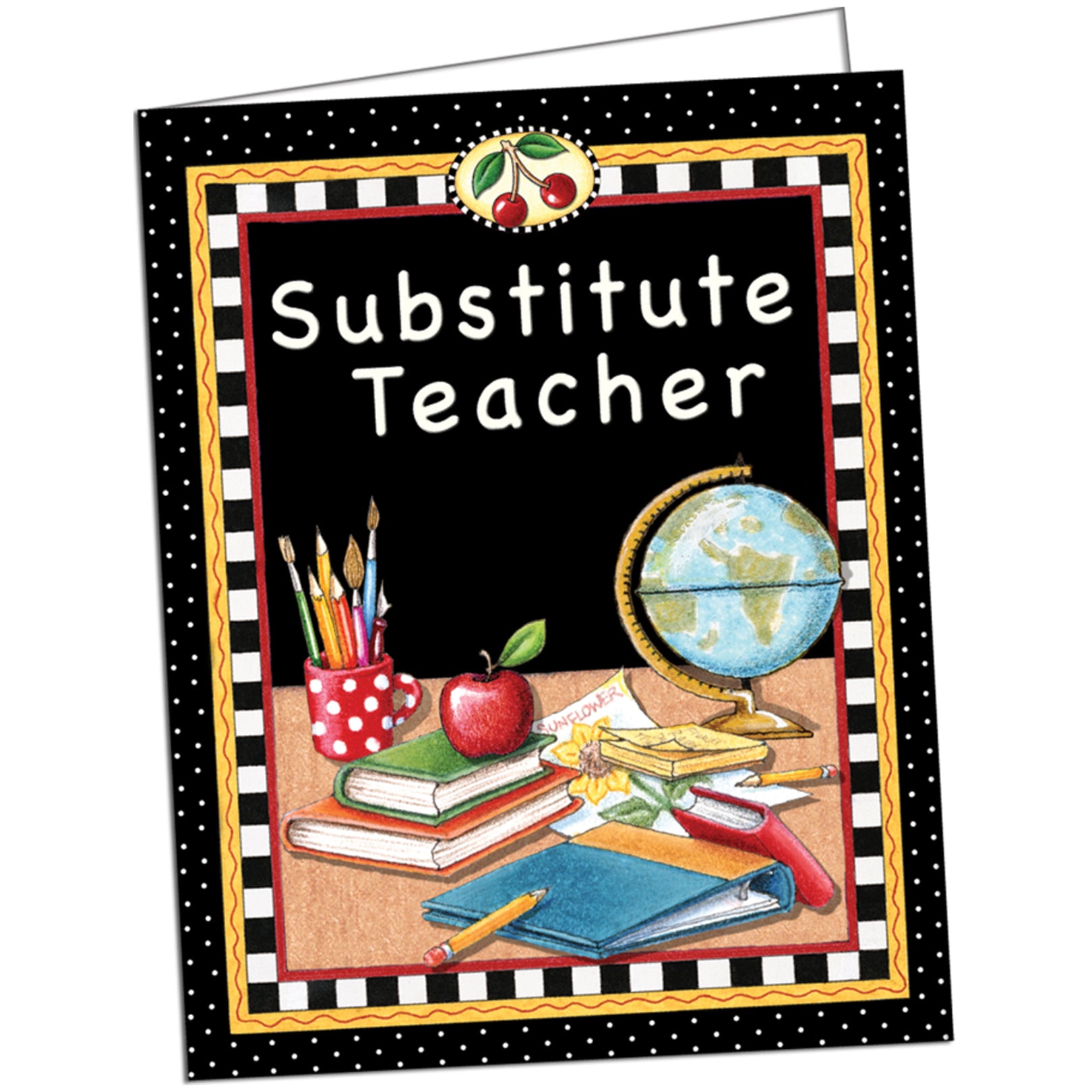 Substitute Teacher Pocket Folder from Mary Engelbreit