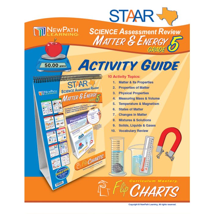 STAAR Grade 5 Science Matter & Energy Curriculum Mastery Flip Charts