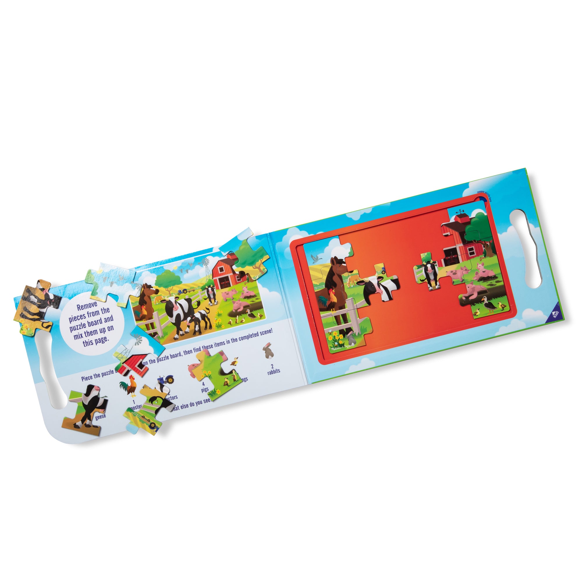 Take Along Magnetic Jigsaw Puzzles - On the Farm