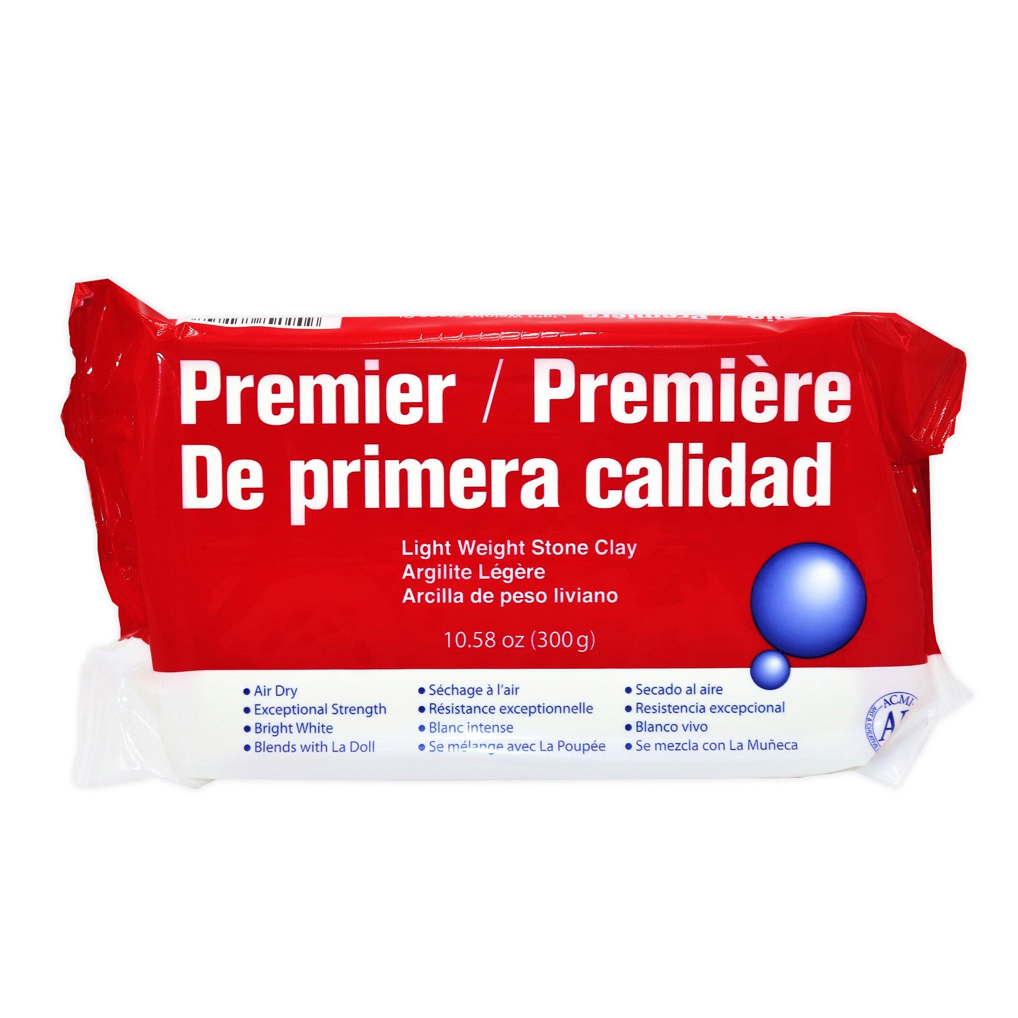 La Doll Premier Lightweight Stone Modeling Clay, 10.58 oz (300 g)
