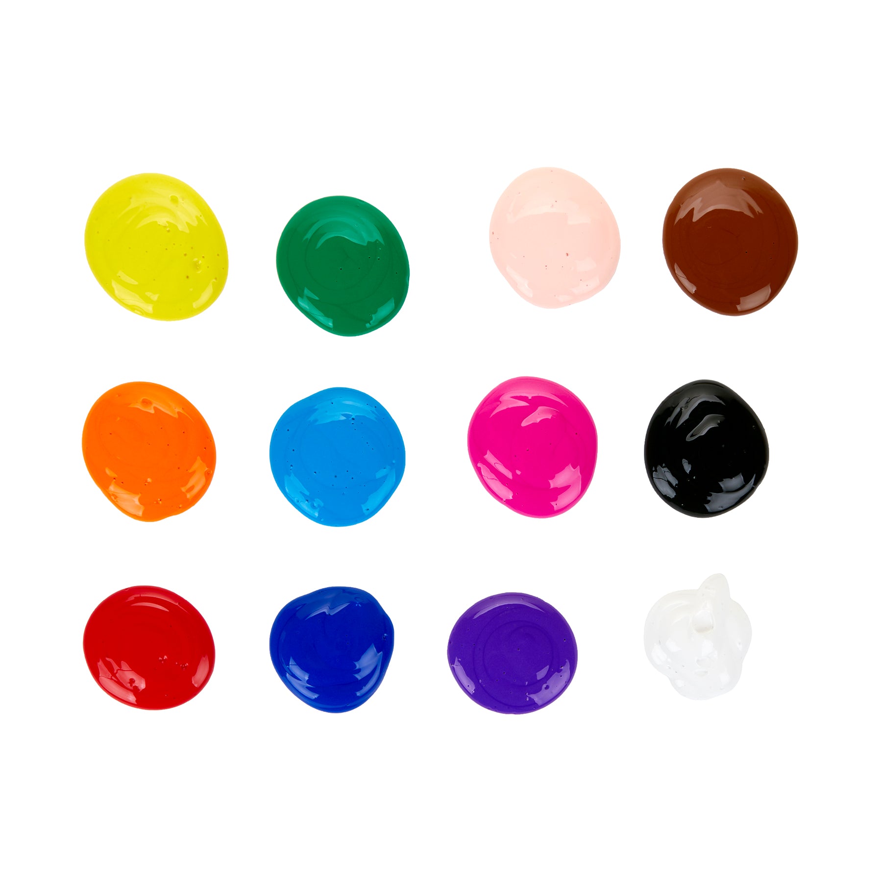 Washable Paint, Assorted Colors, 16 oz, 12 Count