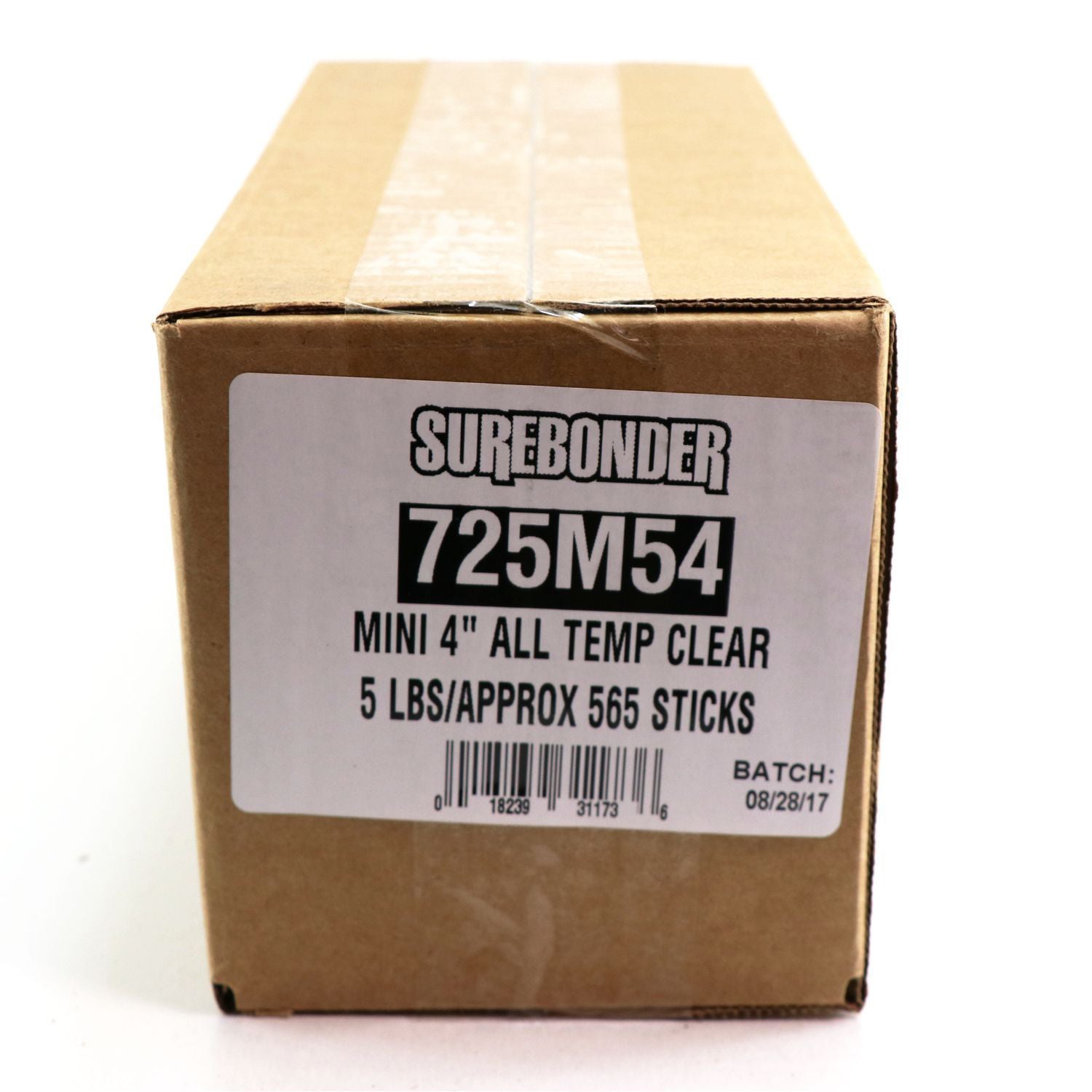 Mini Size 4" Clear Hot Glue Sticks, 5 lb Box