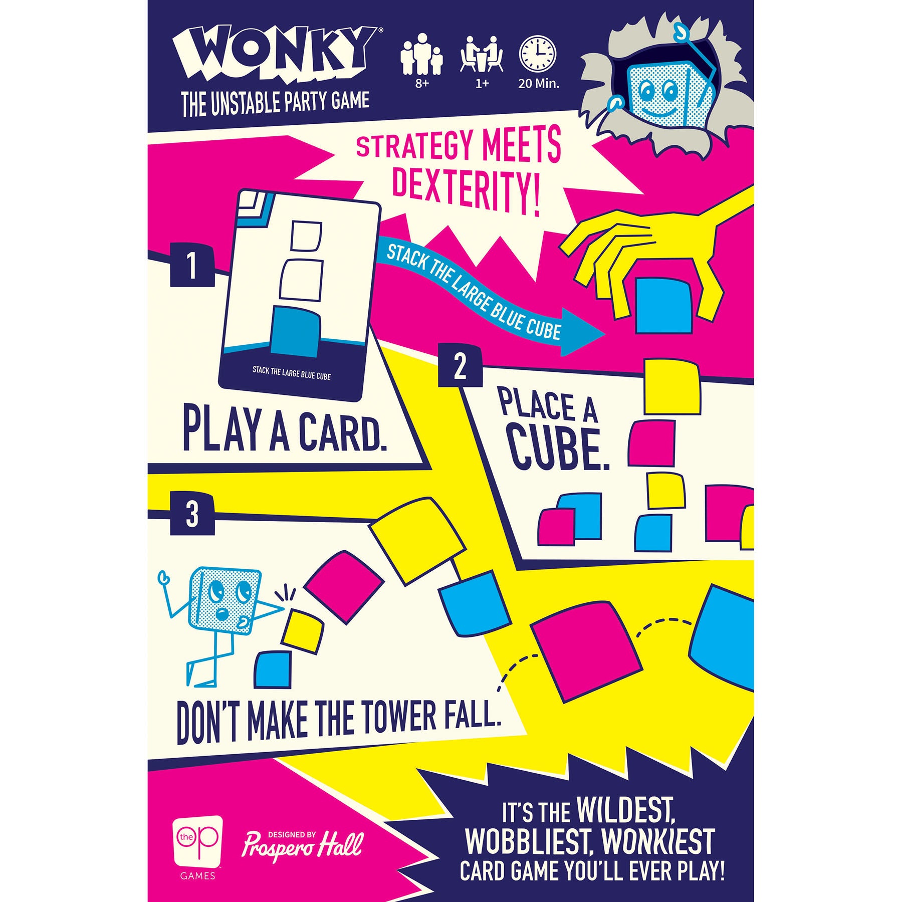 Wonky™: The Crazy Cubes Card Game