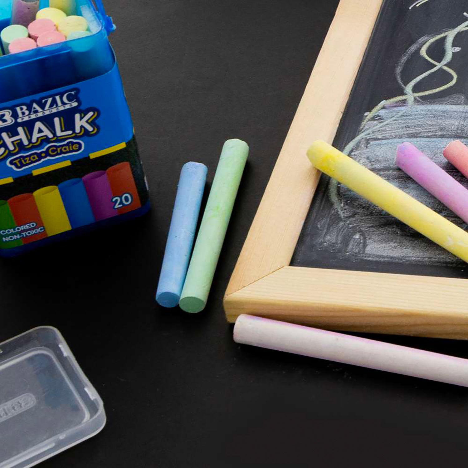 Color Chalk, 20/Bucket