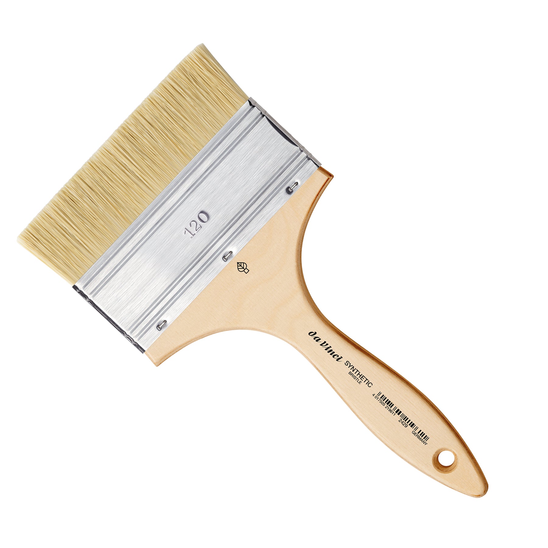 SYNTHETIC Mottler Brush, Natural Hog, Acrylic & Oil, Flat, Series 2429, Size 120