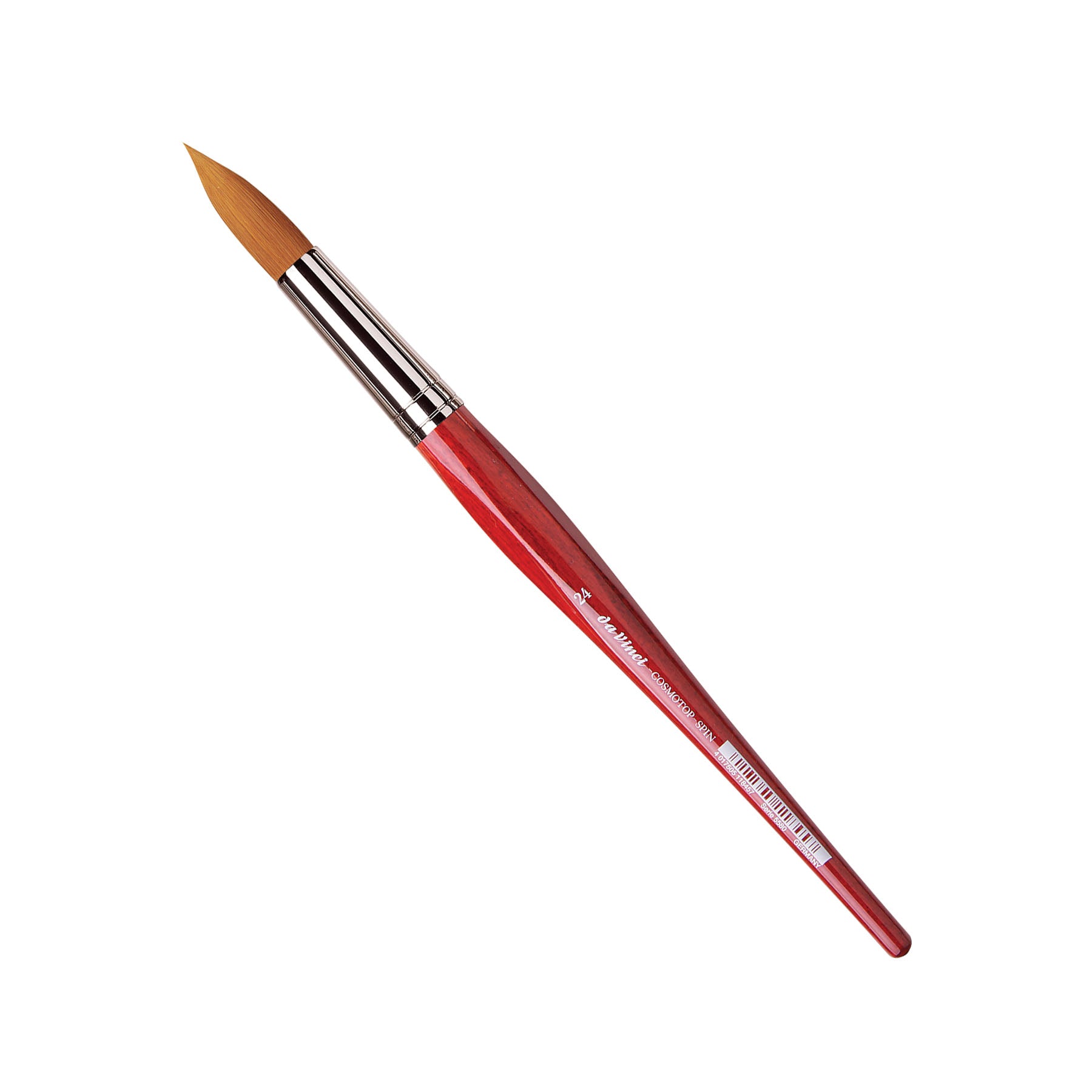 COSMOTOP-SPIN Silkpainting Brush, Synthetic, Watercolor, Round, Size 24