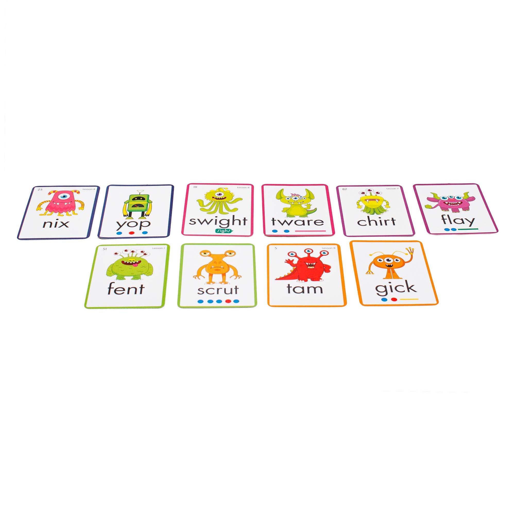 Rainbow Phonics Sight Word Cards, High Freguency