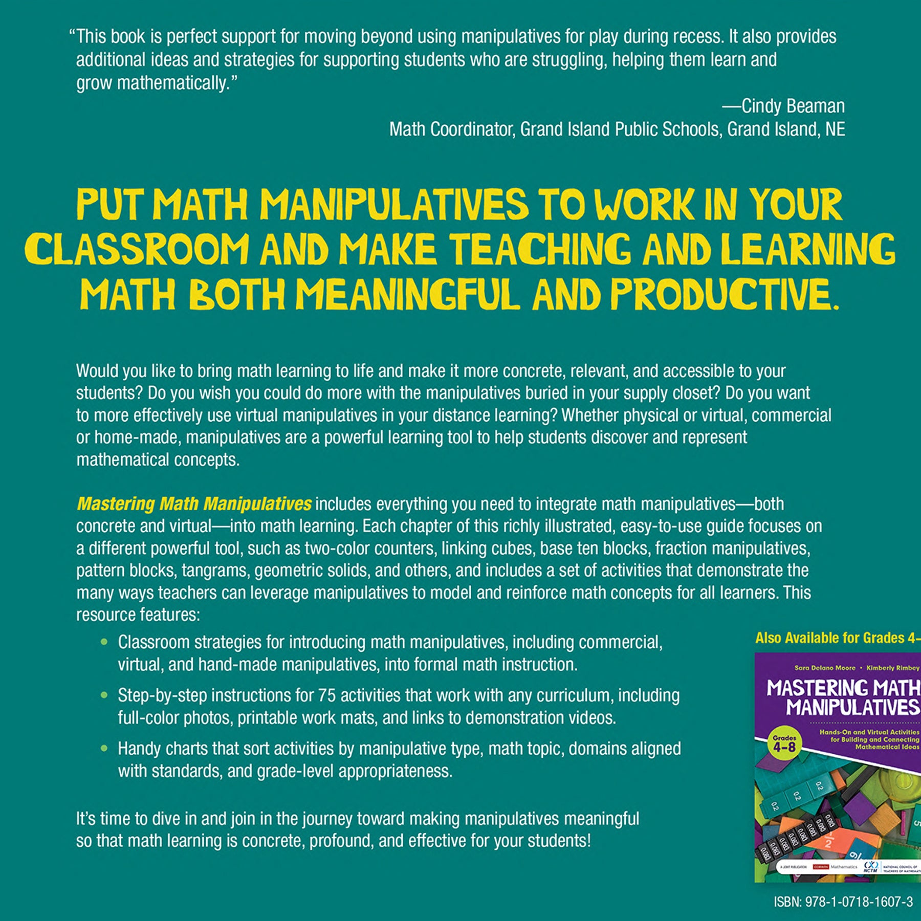 Mastering Math Manipulatives, Grades K-3
