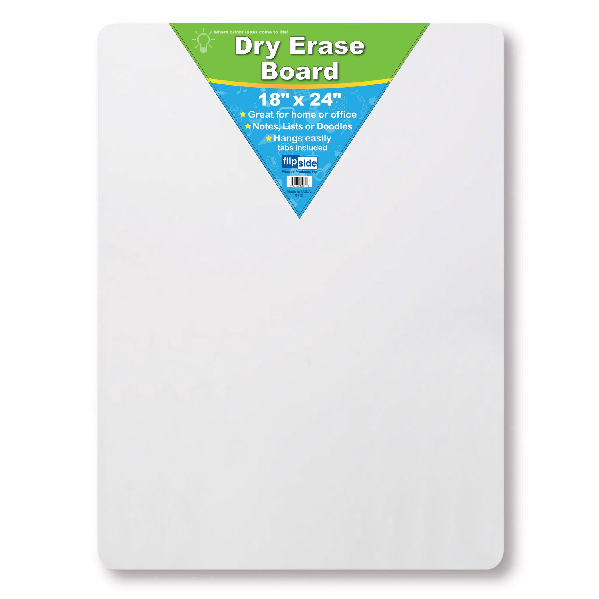 Dry Erase Board, 18" x 24"