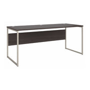 Bush Business Furniture Hybrid 72W x 30D Computer Table Desk with Metal Legs in Storm Gray - 71.02" Width x 29.37" Depth x 29.91" Height