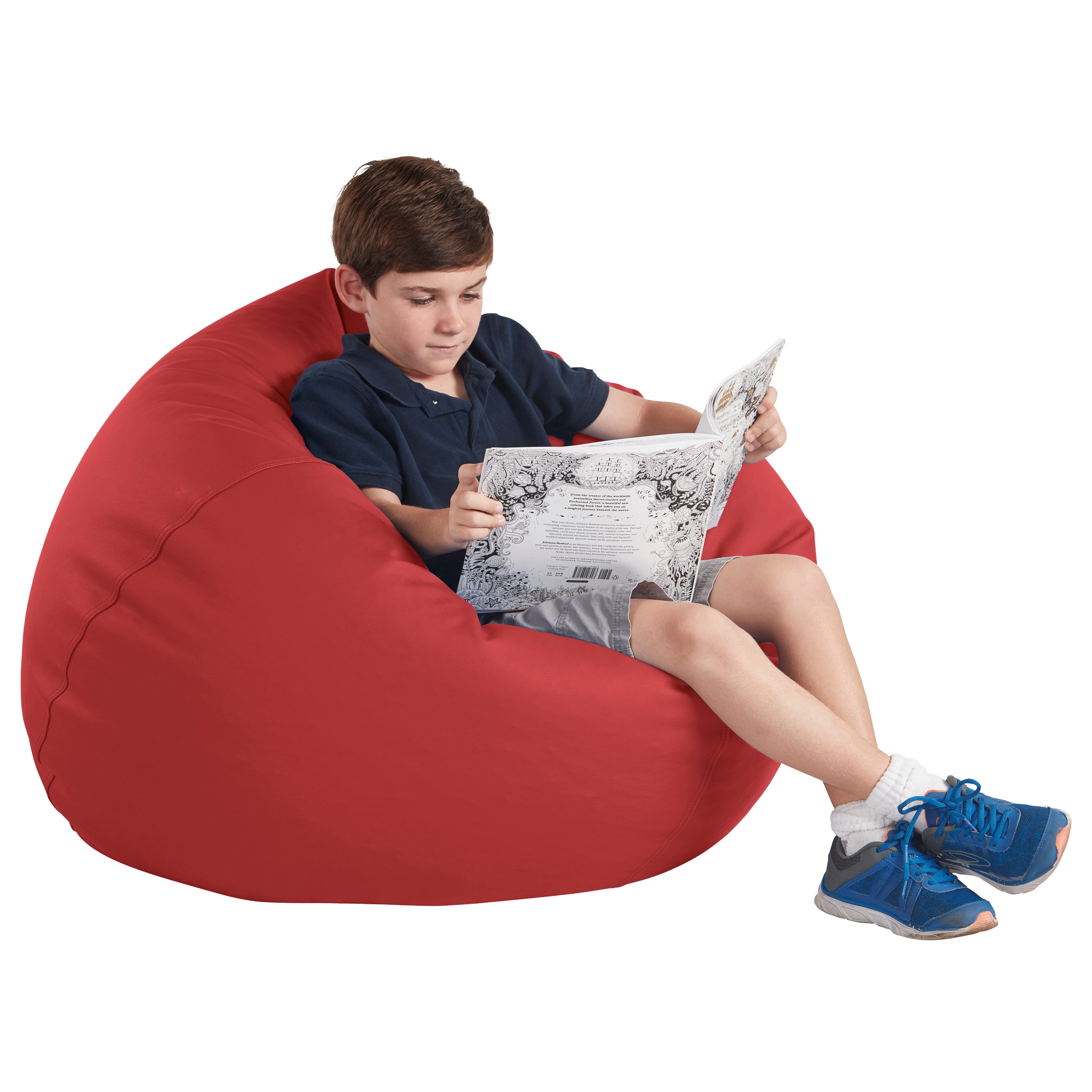 SoftScape Classic 35" Standard Bean Bag - Red
