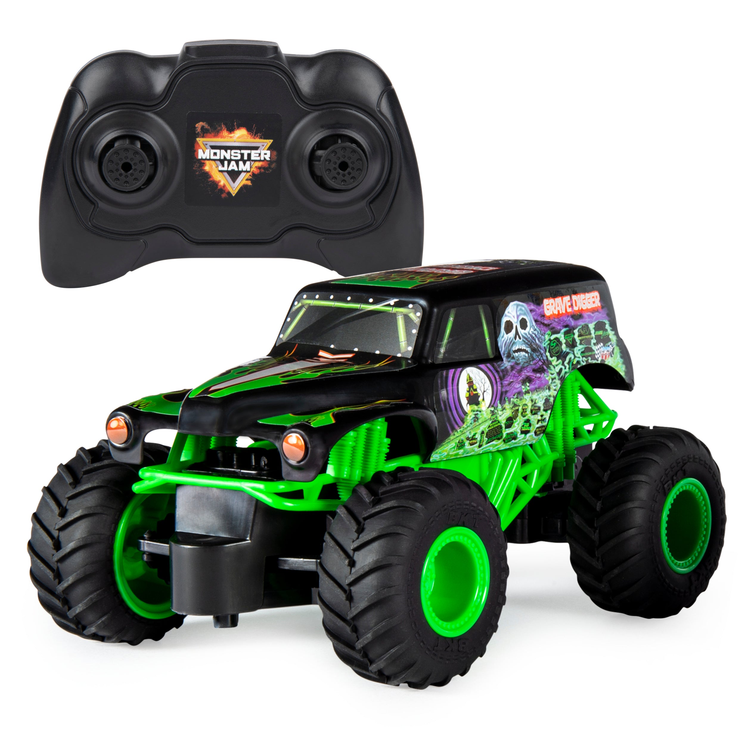 Monster Jam, Official Grave Digger Remote Control Monster Truck, 1:24 Scale, 2.4 GHz, Kids Toys for Boys and Girls Ages 4 and up