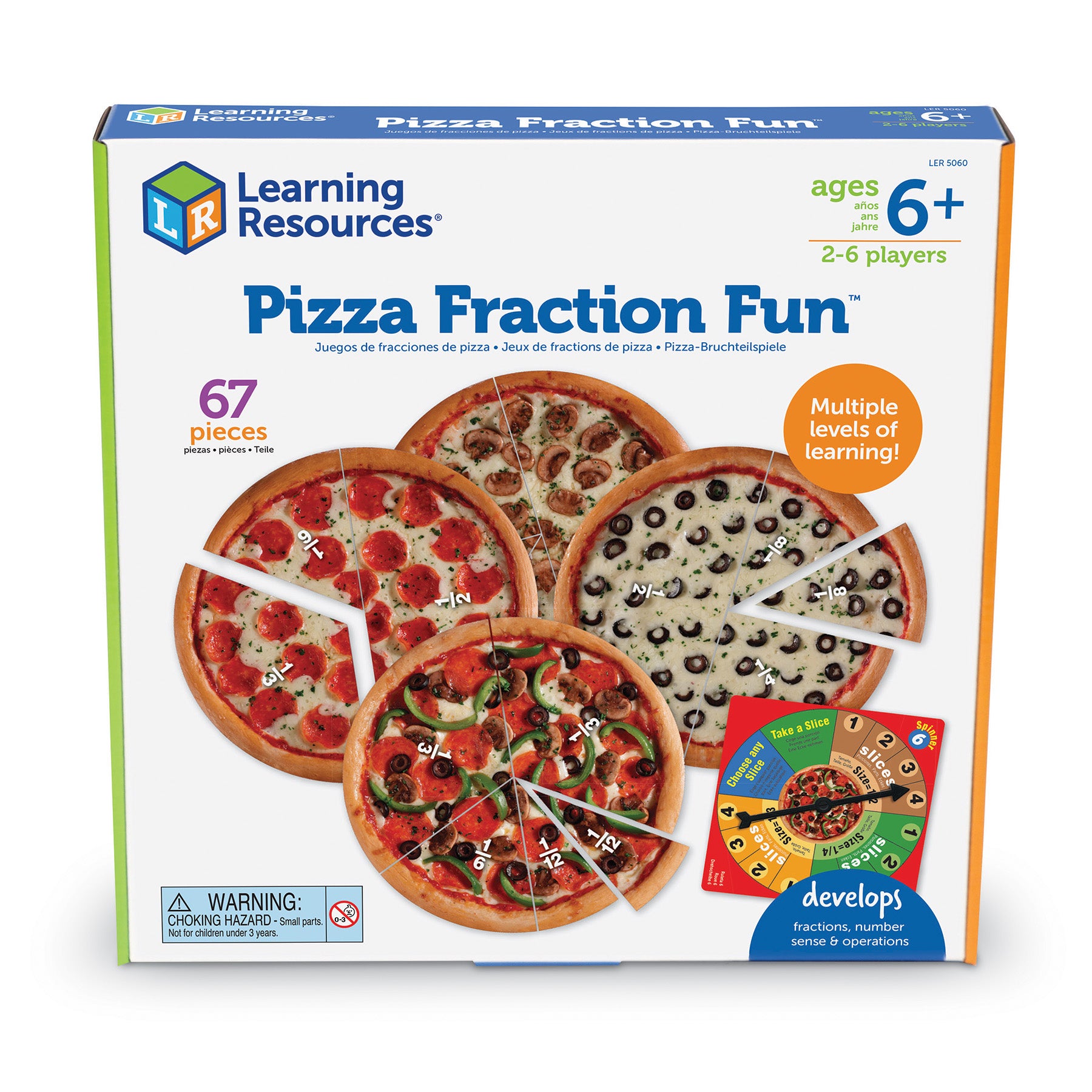 Pizza Fraction Fun™ Game