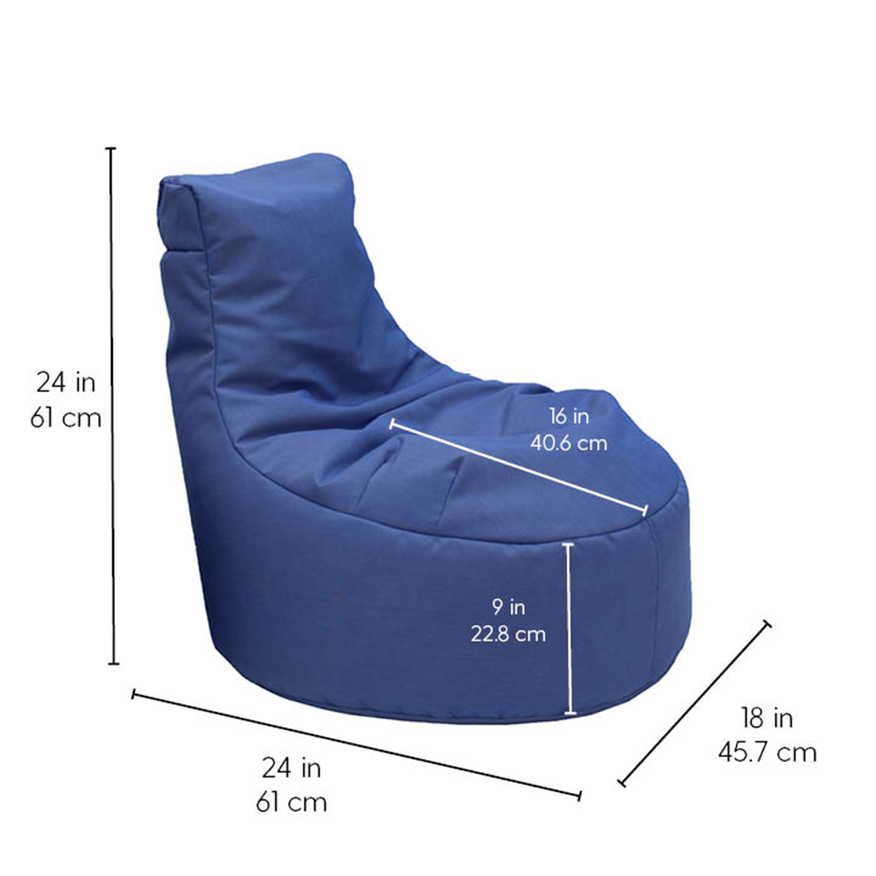 Element Paddle Out Bean Bag - Denim Blue