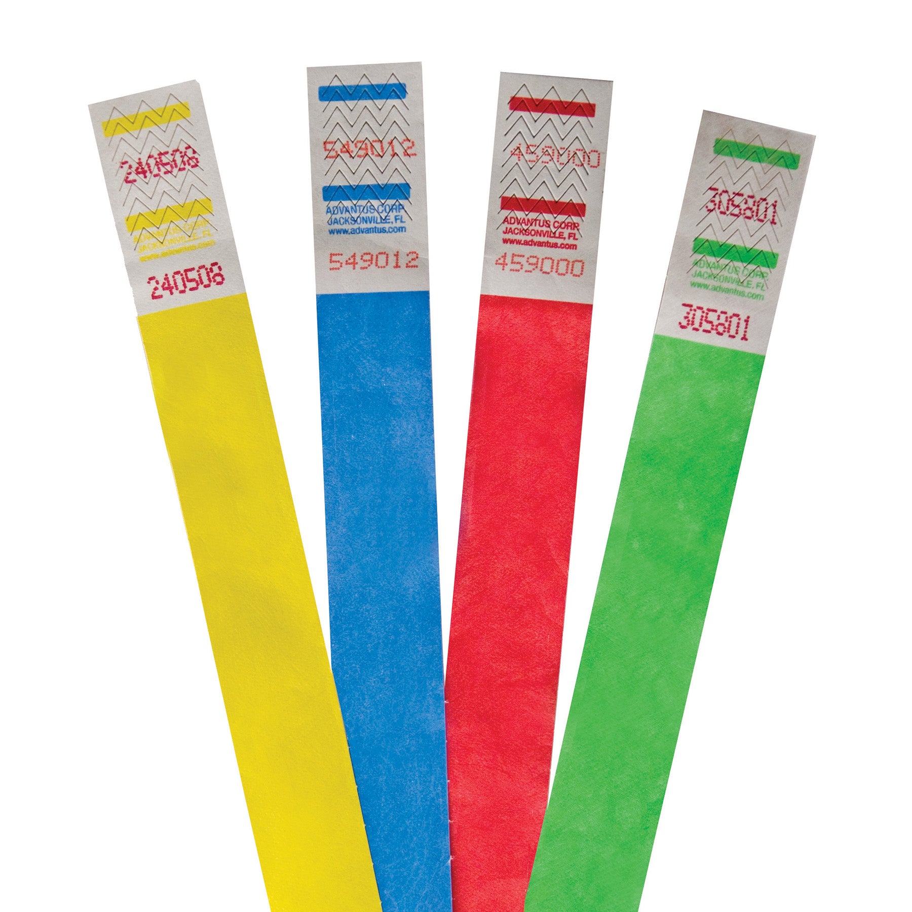 Tyvek® Wristbands Green, Pack of 500