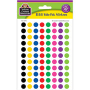 Colorful Circles Mini Stickers Valu-Pak