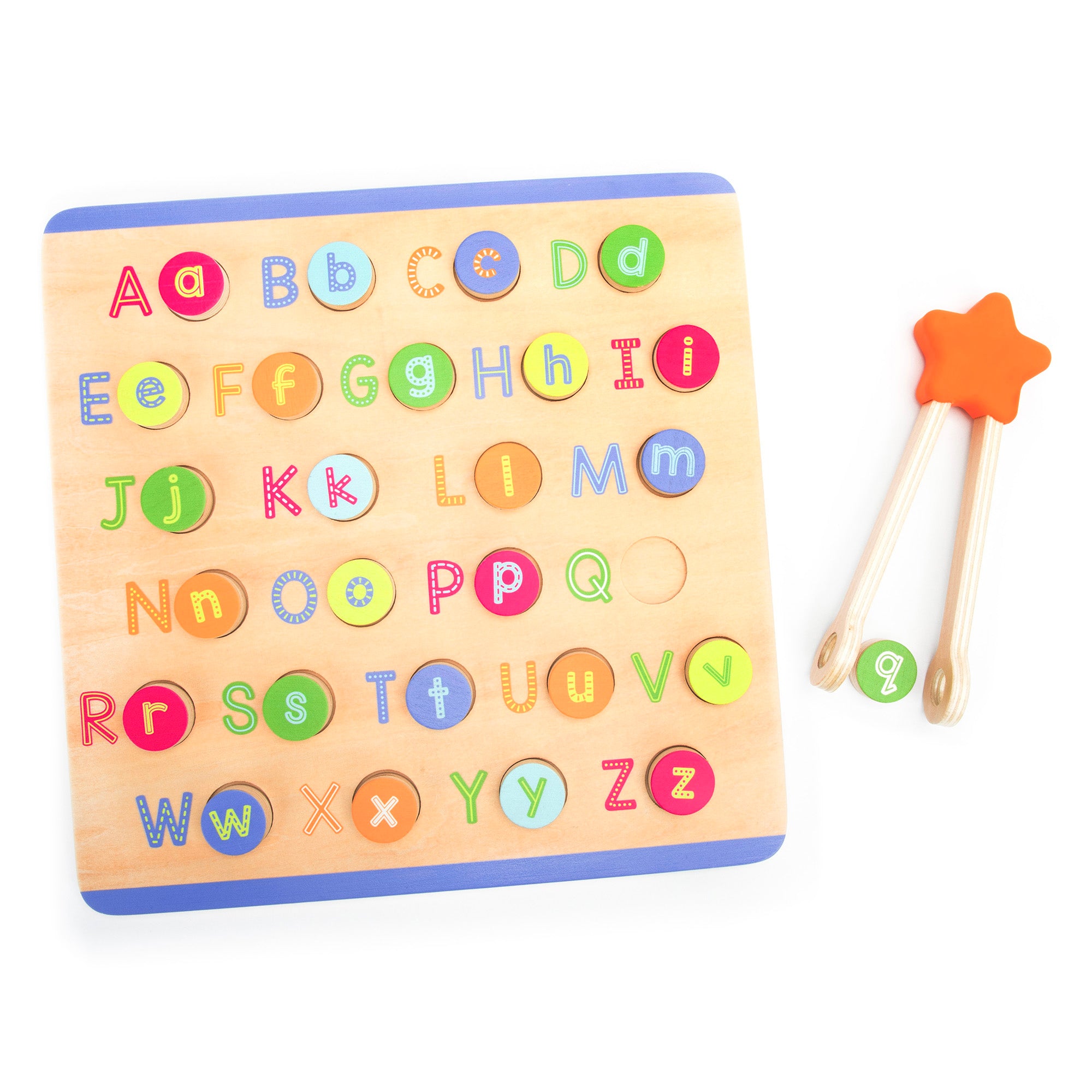 ABCs & Letter Sounds Wooden Puzzle