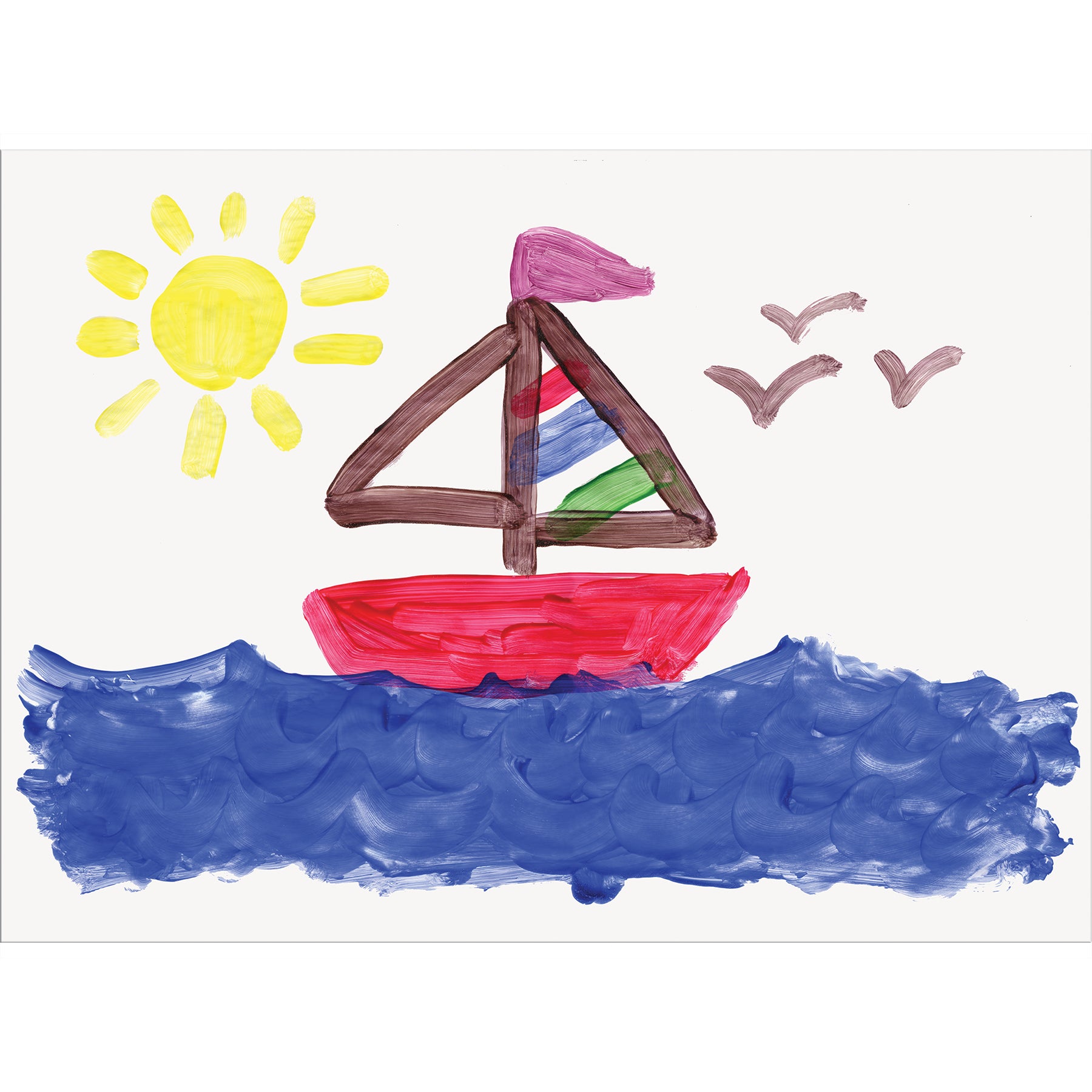 Fingerpaint Paper, White, 16" x 22", 100 Sheets