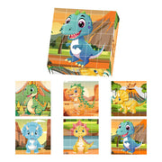 25PC MAGNETIC DINO PUZZLE BLOCKS