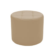 Tufted Round Ottoman 16" Height - Sand