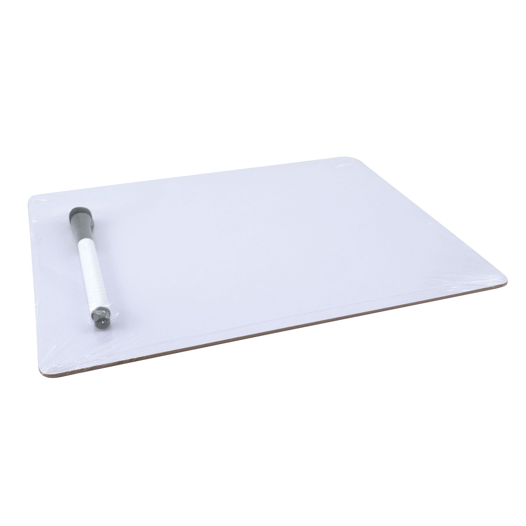 Dry Erase Whiteboard, 1-Sided, Plain, with Marker/Eraser, 9" x 12"