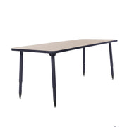 Adapte 30" x 72" Rectangle Activity Table with Adjustable Tapered Legs - Asian Sand/Navy