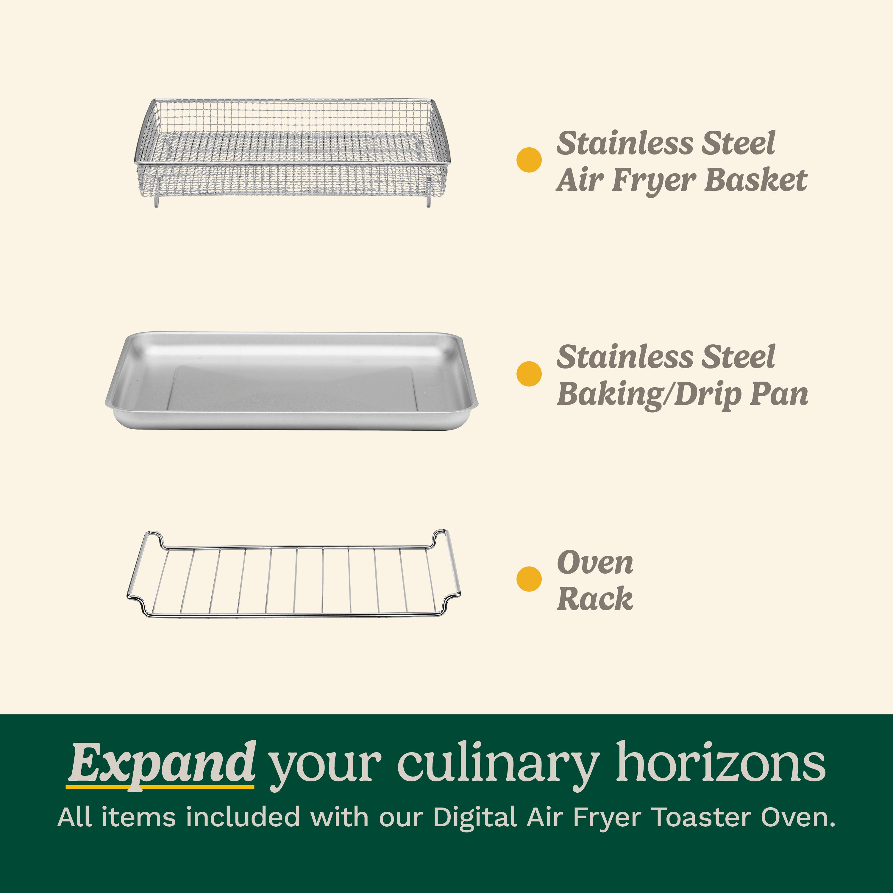 Digital Air Fryer Toaster Oven