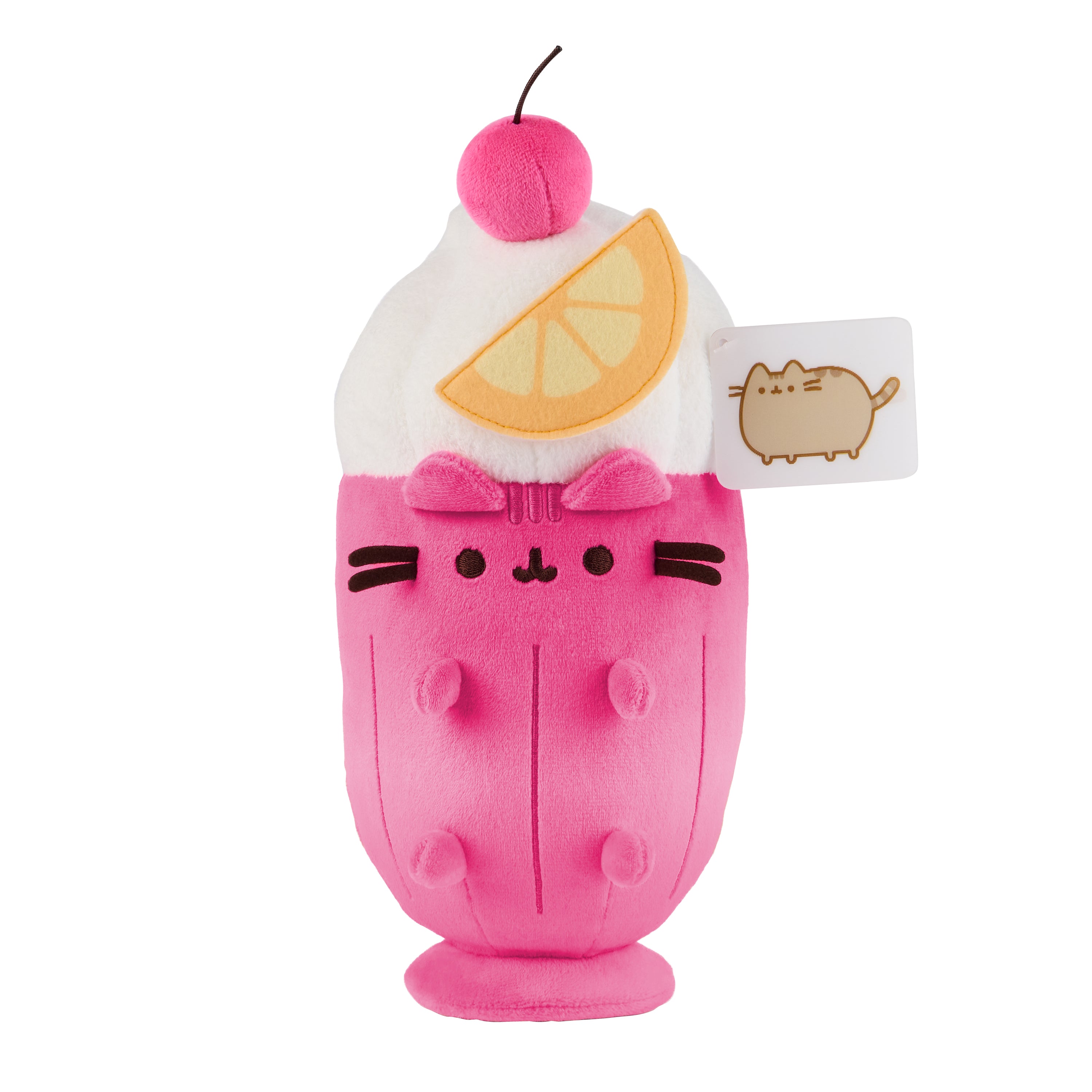 GUND Pusheen’s Kitchen: Fruit Parfait Plush, Toy Dessert Food Stuffed Animal for Ages 8 and Up, Pink, 9.5”