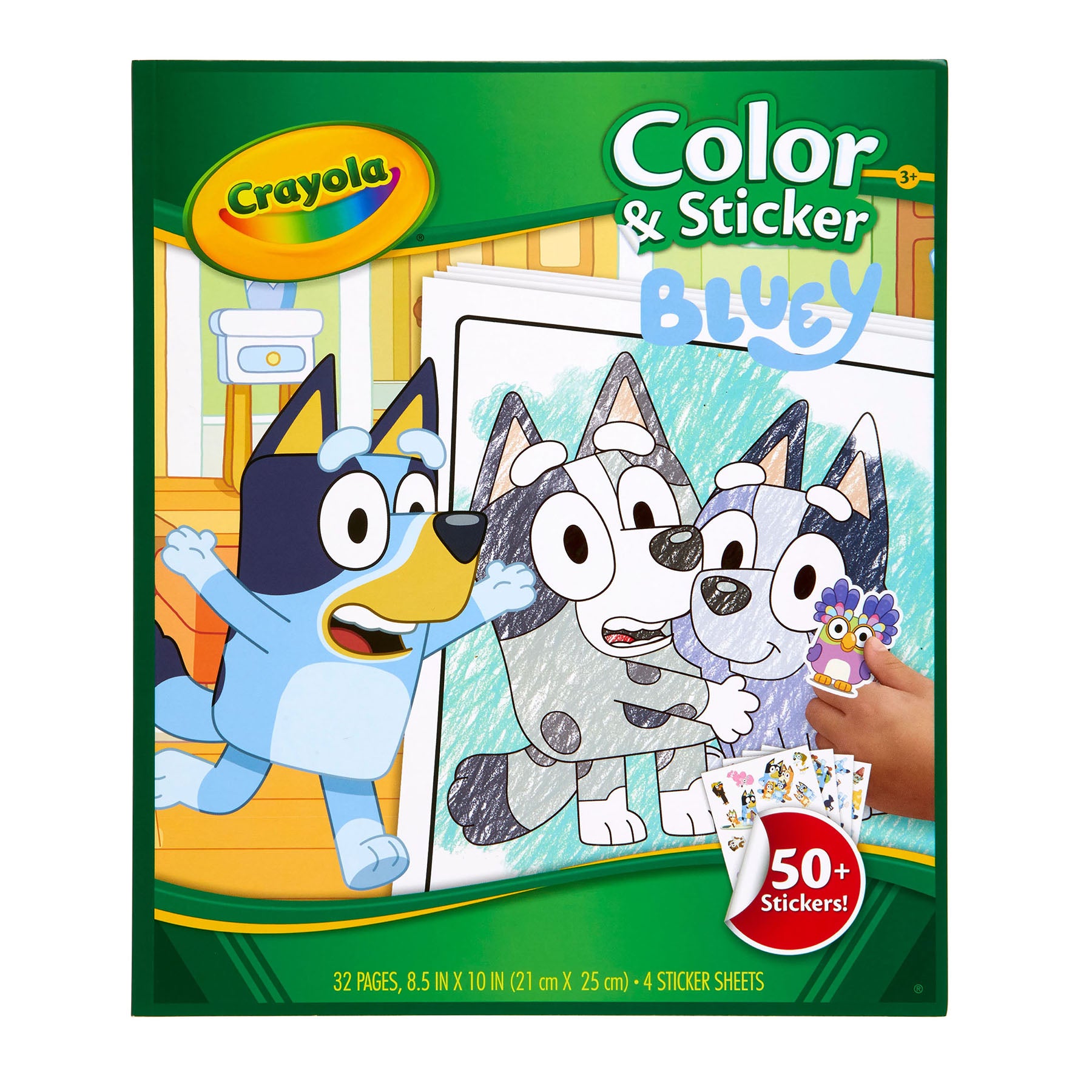 Color & Sticker Book, Bluey