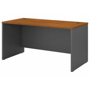 Bush Business Furniture Series C 60W x 30D Office Desk in Natural Cherry - 59.45" Width x 29.37" Depth x 29.84" Height