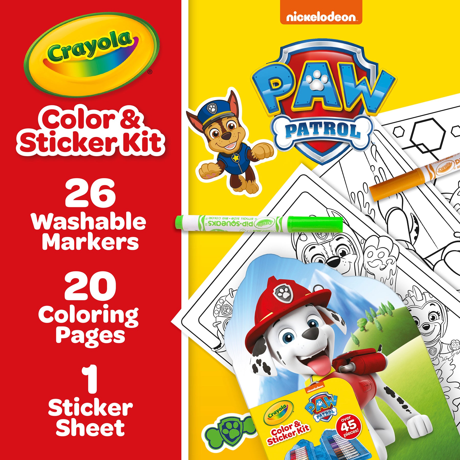 Color & Sticker Kit, Paw Patrol