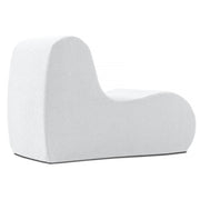 Jaxx Uptown Modern Armless Accent Chair, Boucle White