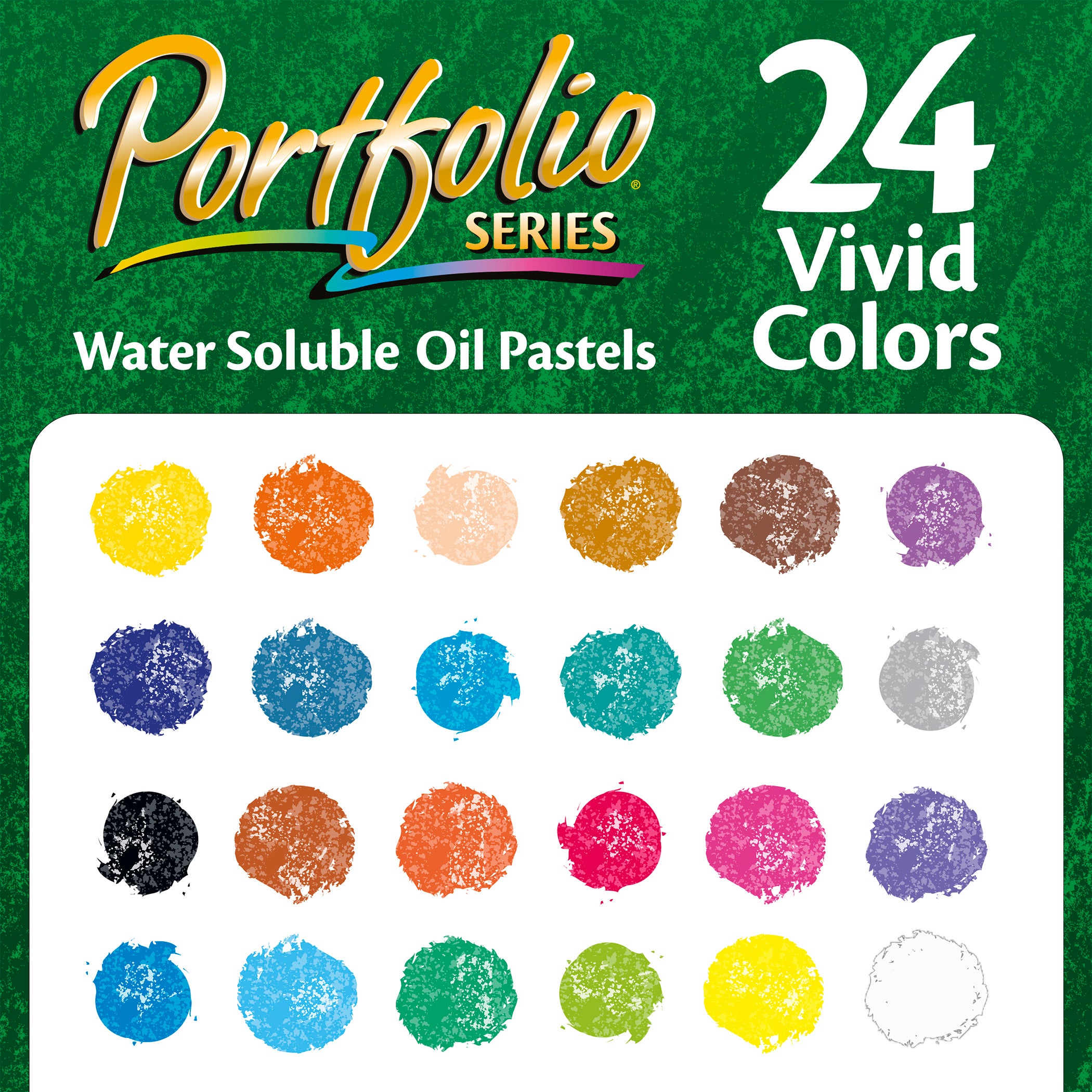 Portfolio Series Oil Pastels, 24 Count