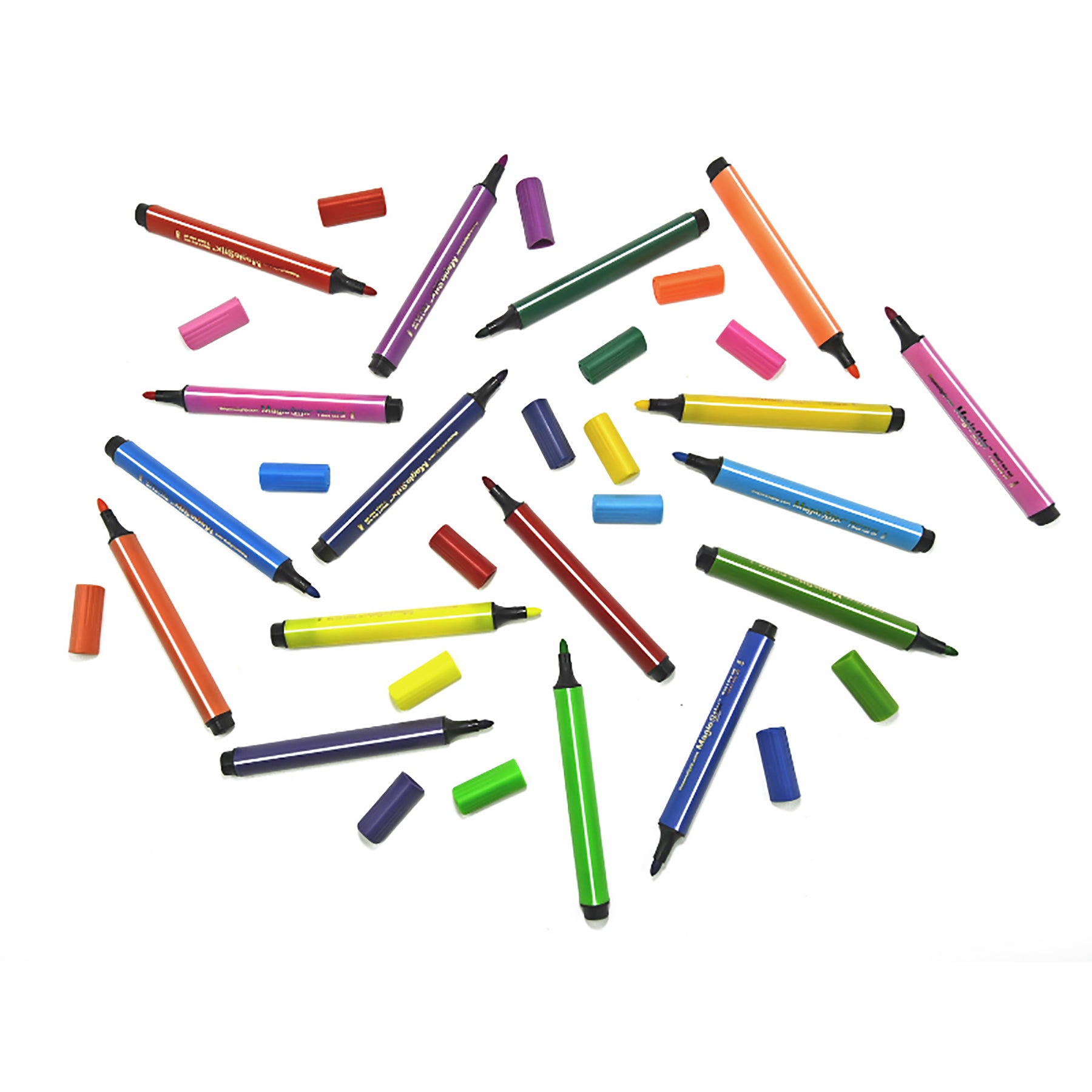 Triangular Magic Stix Markers, 48 Pack, Includes Global Skin Tones