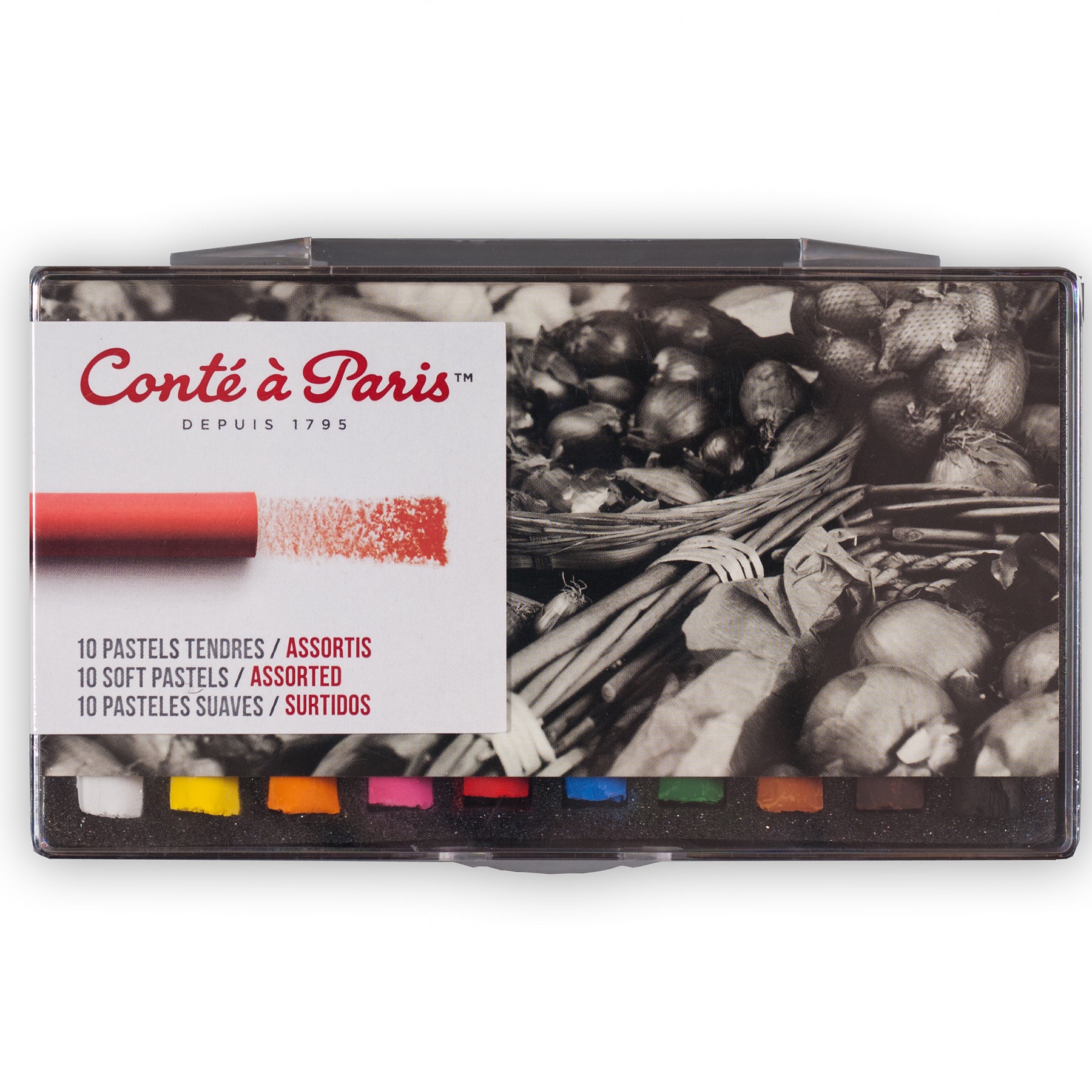 Soft Pastels, Assorted, Peggable Set of 10