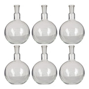 Flask, Boiling, Borosilicate Glass, Flat-Bottom, 1000ml,  24/40 Ground Glass Joint, Pack of 6