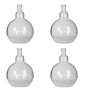 Flask, Boiling, Borosilicate Glass, Flat-Bottom, 2000ml,  24/40 Ground Glass Joint, Pack of 4