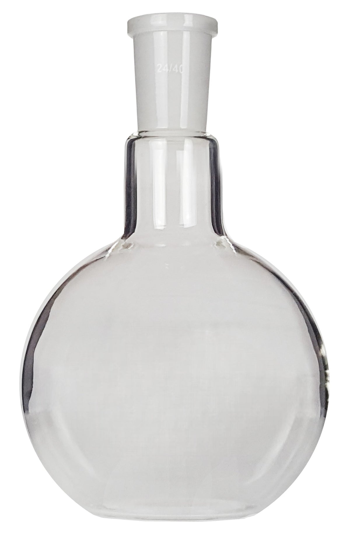 Flask, Boiling, Borosilicate Glass, Flat-Bottom, 500ml,  24/40 Ground Glass Joint, Pack of 12