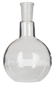 Flask Flat Bottom 500ml 24/40 Borosilicate Glass