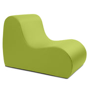Jaxx Midtown Large Classroom Soft Foam Chair - Premium Vinyl Cover, Green
