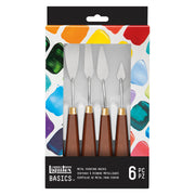 BASICS Metal Painting Knife Set (x6)