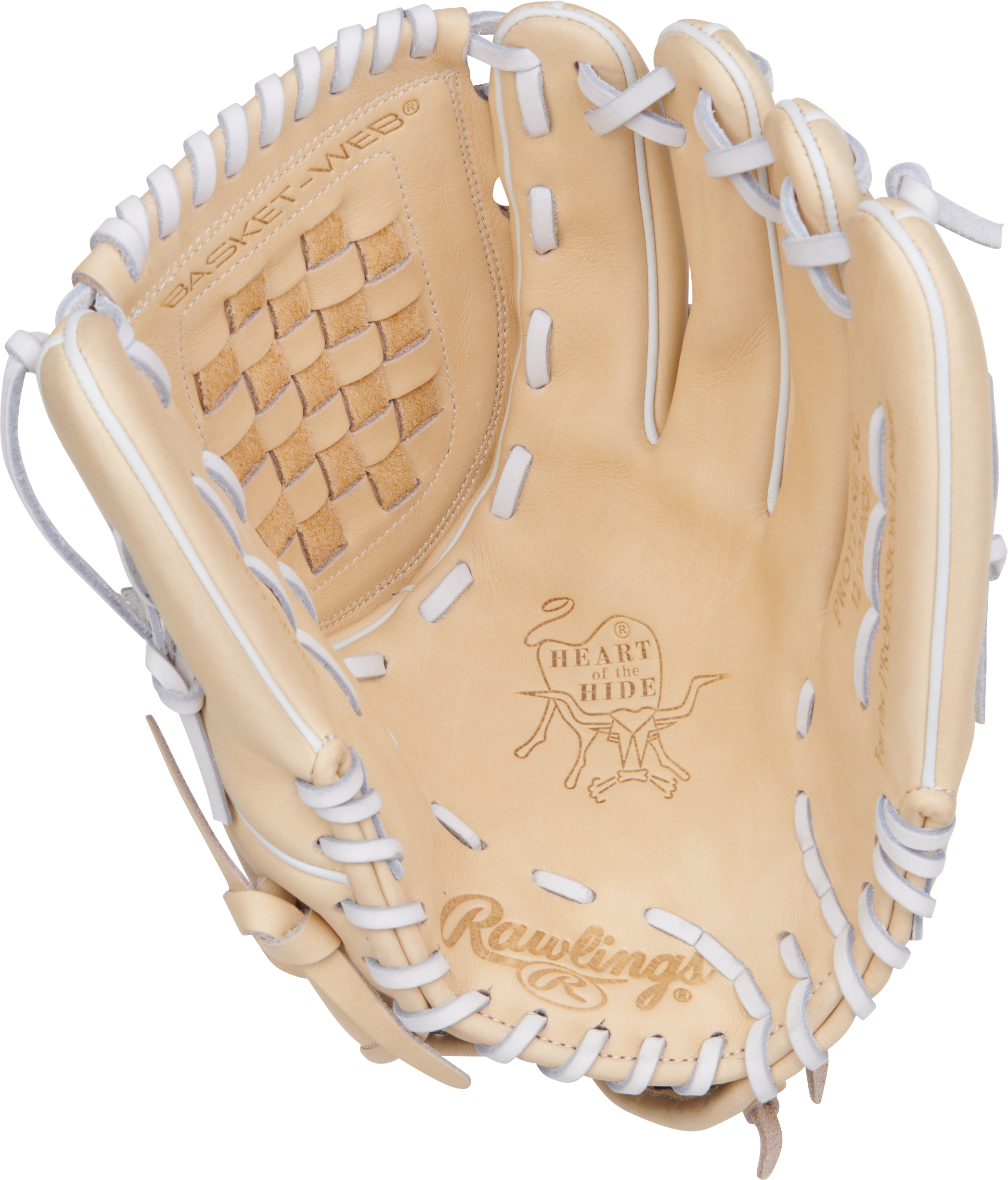 Rawlings Heart Of The Hide Series 12.5-Inch Softball Glove - Right Hand Thrower - Camel