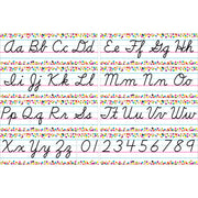 Confetti Cursive Writing Bulletin Board