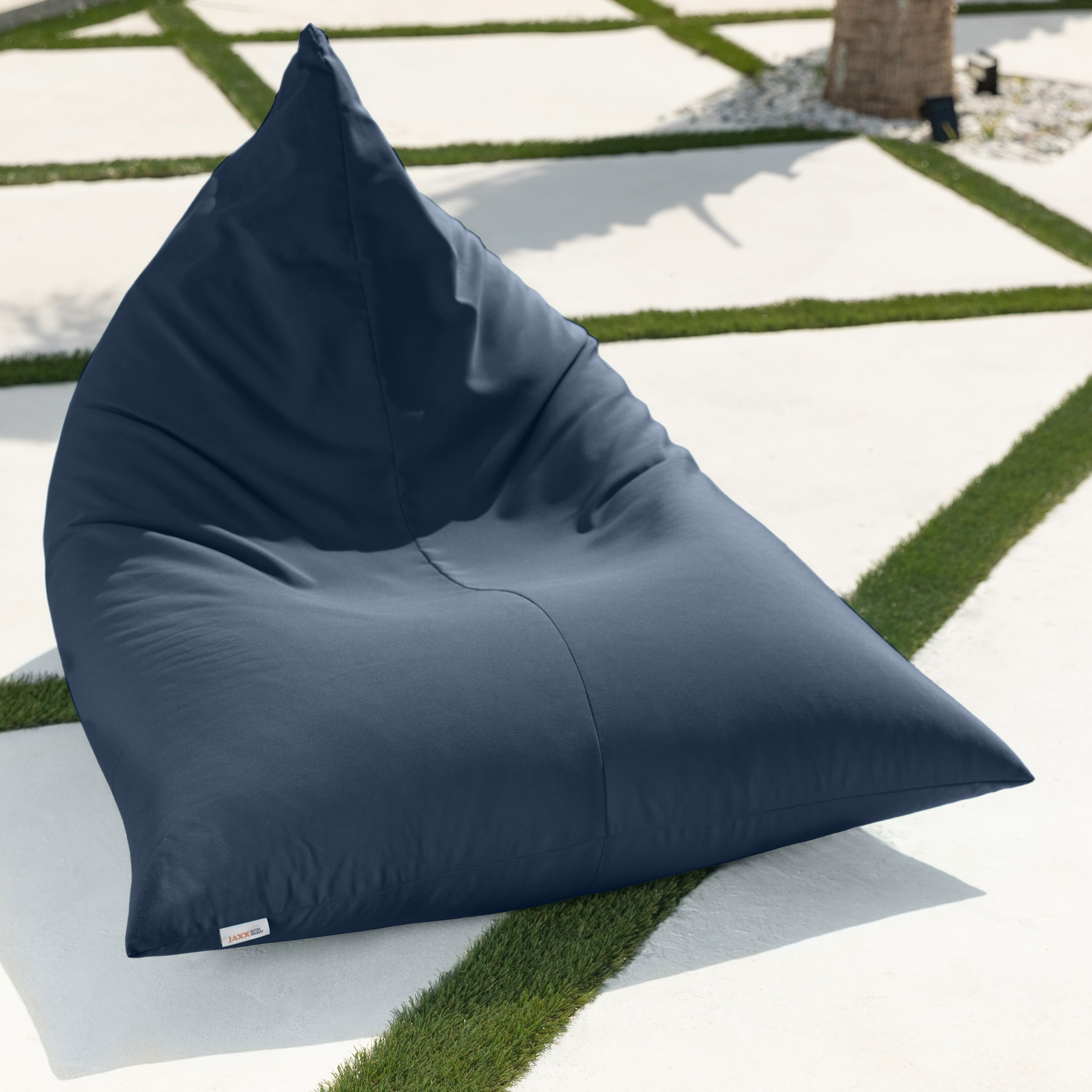 Jaxx Twist Outdoor Bean Bag Chair, Navy