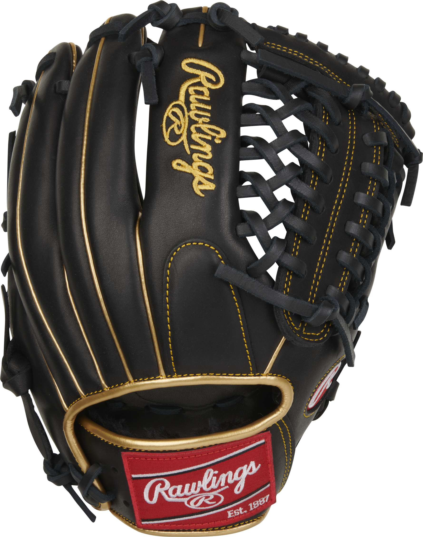 Rawlings R9 Baseball Series 11.75-Inch Baseball Glove  - Right Hand Thrower - Black
