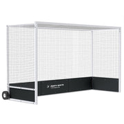 Field Hockey Goal (2 in. x 2 in. Square Aluminum with Bottom Boards) - Official  (7 ft.H x 12 ft.W x 4 ft.D) - NFHS, NCAA, FIH Compliant