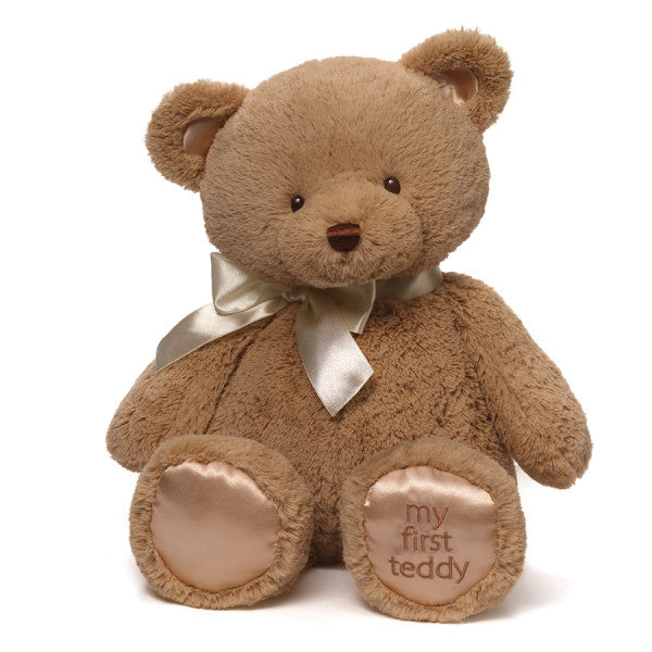 Baby GUND My First GUND Teddy Bear, Ultra Soft Animal Plush Toy for Babies and Newborns, Tan, 18”