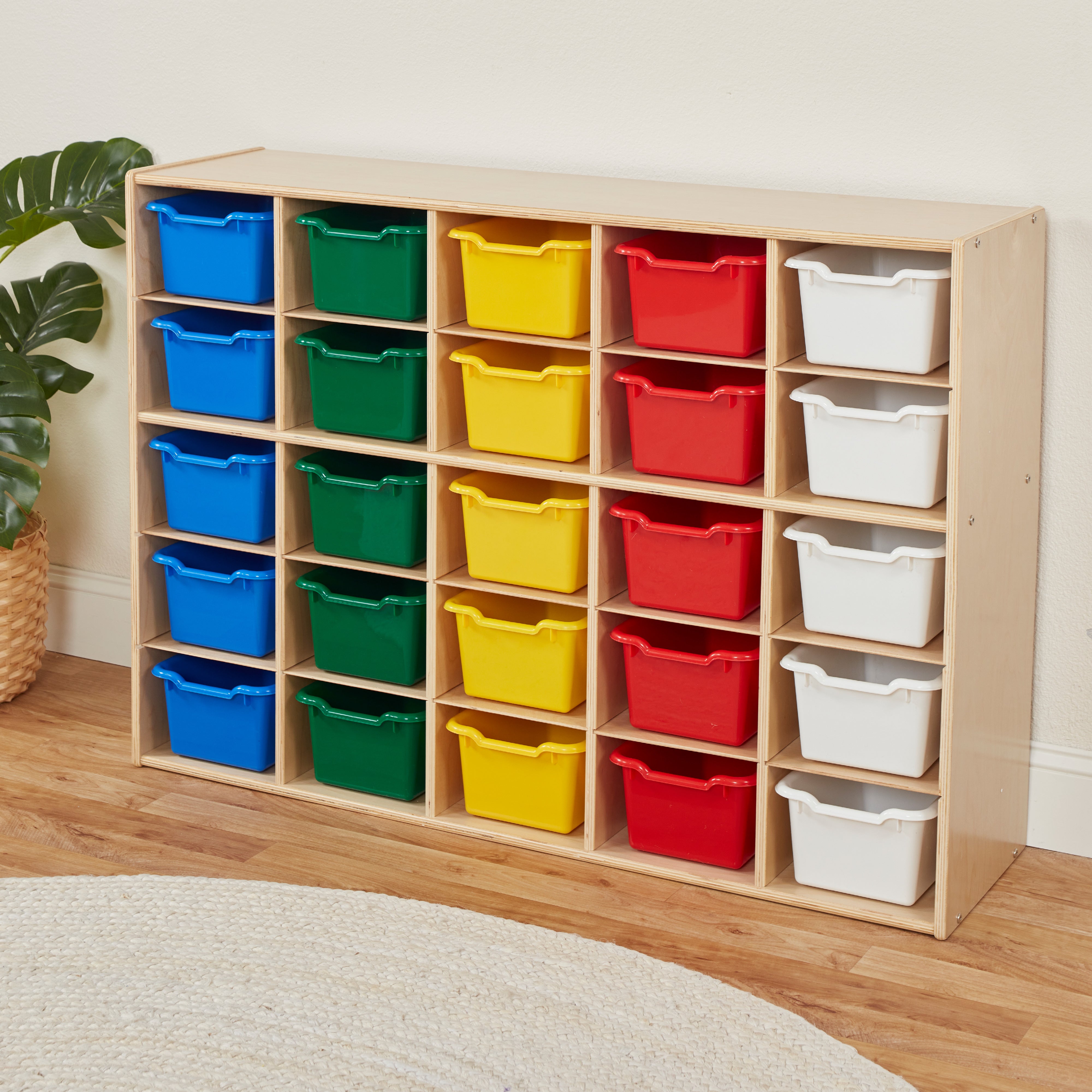 Scoop Front Storage Bins 25-Piece - Assorted